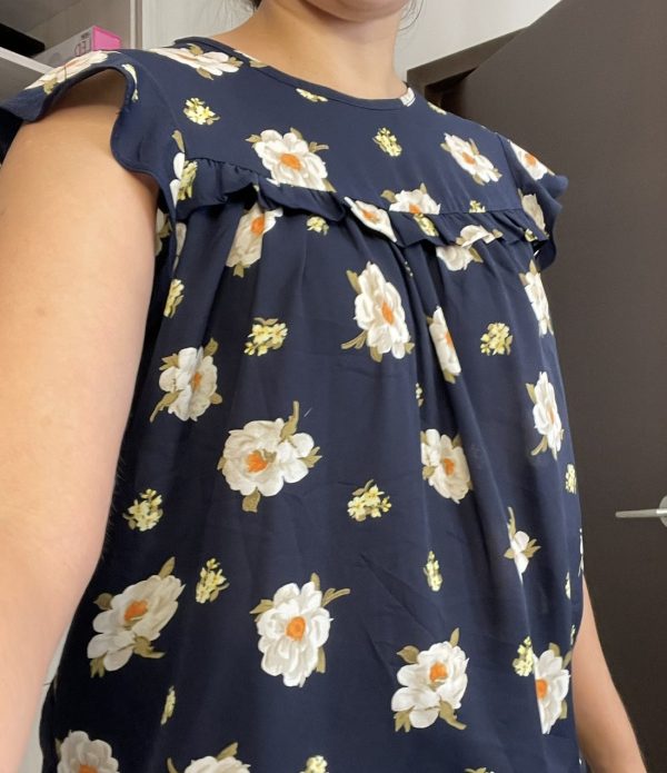 Blusa de estampado floral Talla small - Imagen 2