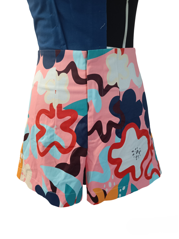 Short Estampado con Pinzas - Imagen 2