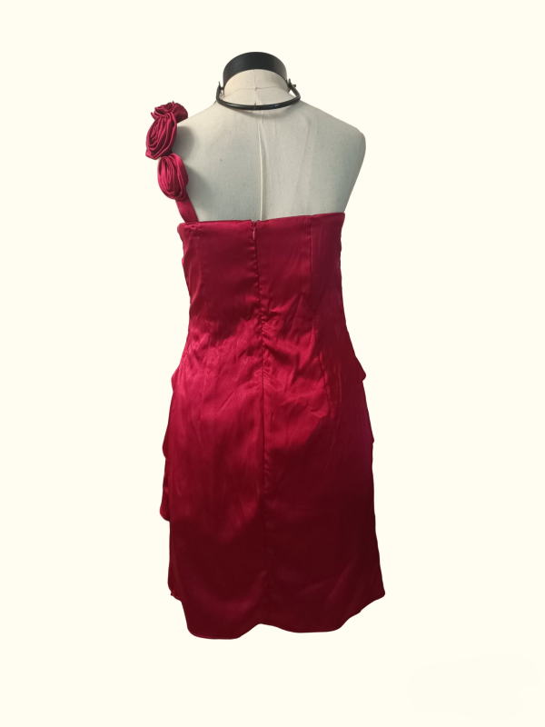 Vestido Corto One Shoulder - Imagen 3