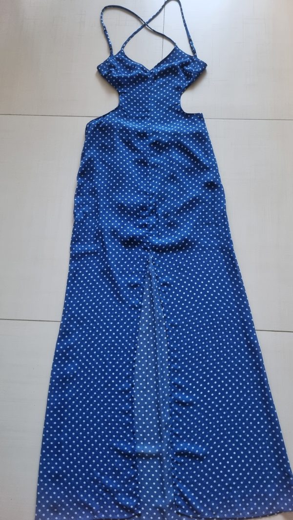 Vestido Azul polka dots - Imagen 3