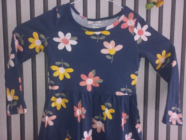Vestido floral niña - Imagen 2