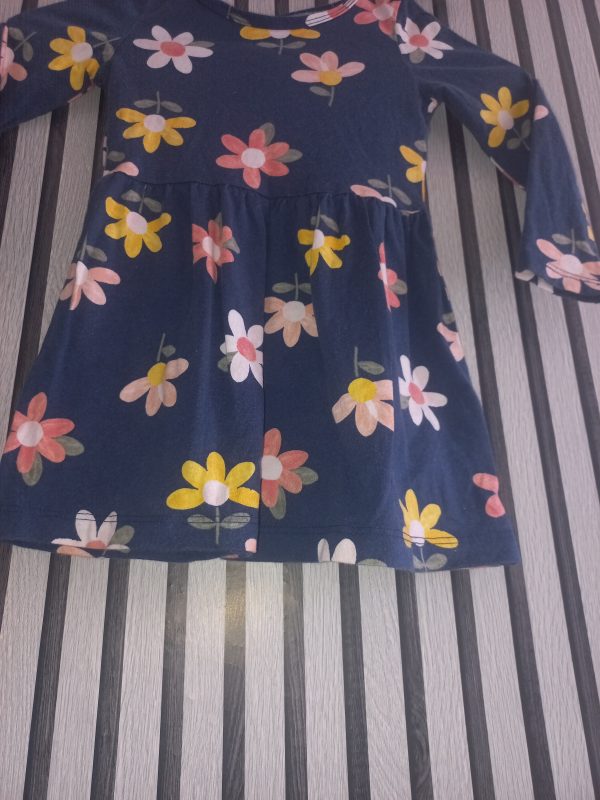 Vestido floral niña - Imagen 3