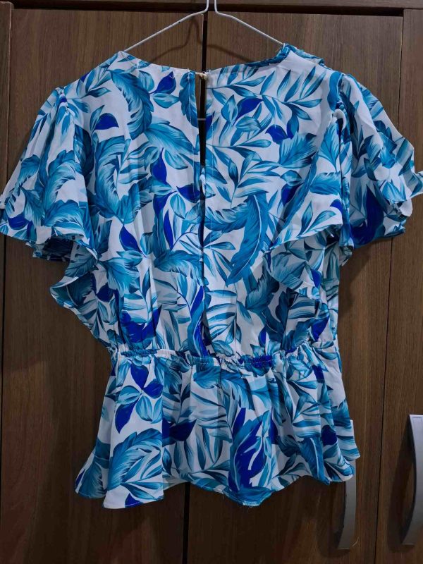 Blusa floral talla S - Imagen 2