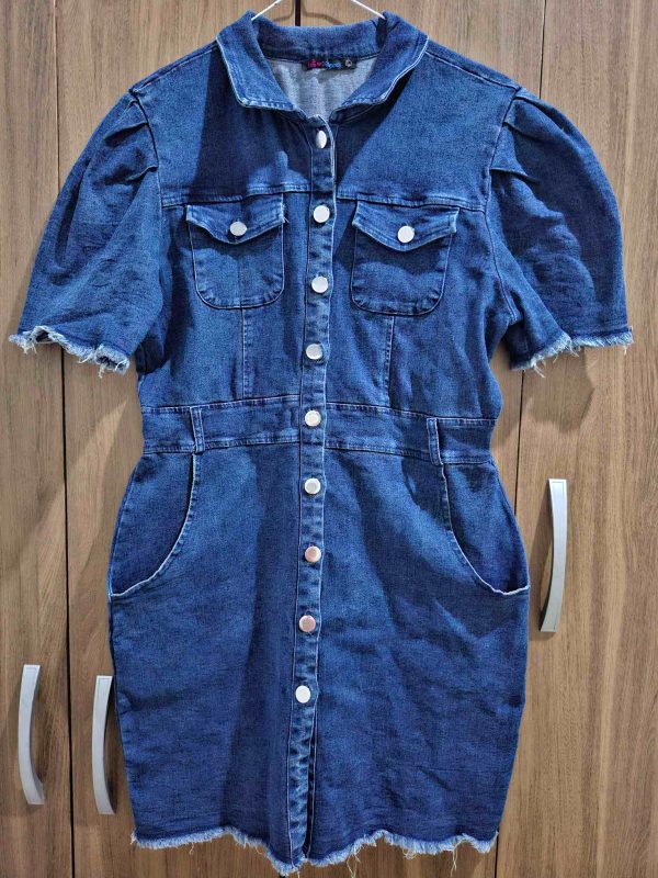 Vestido Jeans Talla L - Imagen 3
