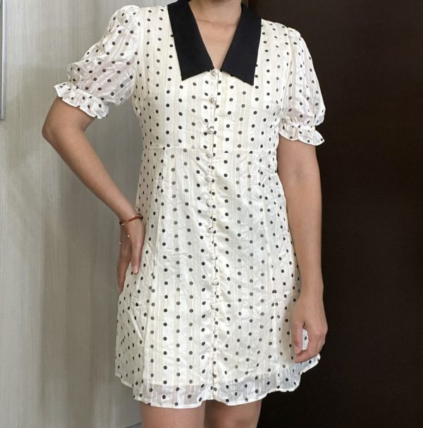 Vestido de lunares talla médium Precio $10.00