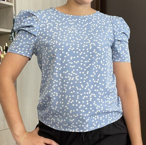 Blusa estampada Talla small - Imagen 2