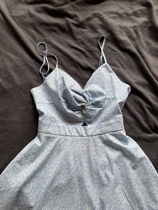 Vestido veraniego celeste