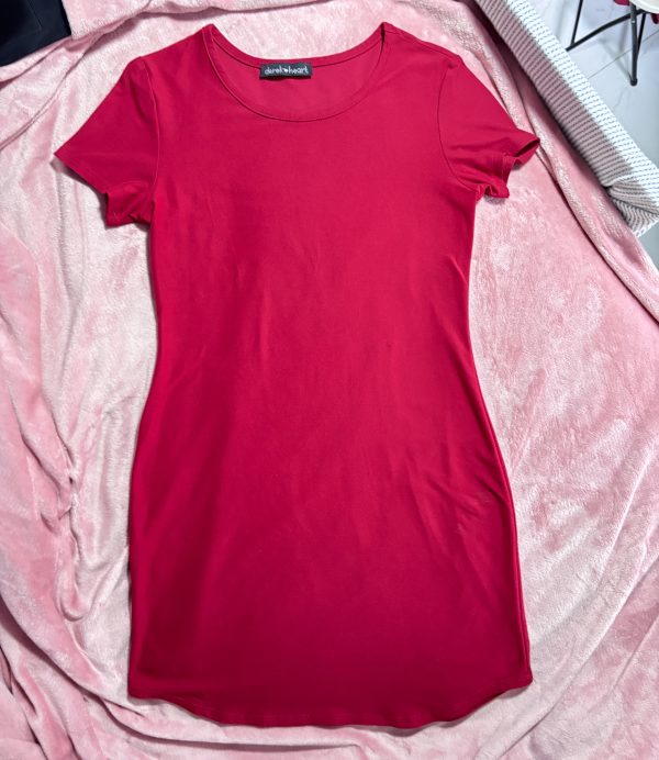 Vestido Rojo Casual - Imagen 2