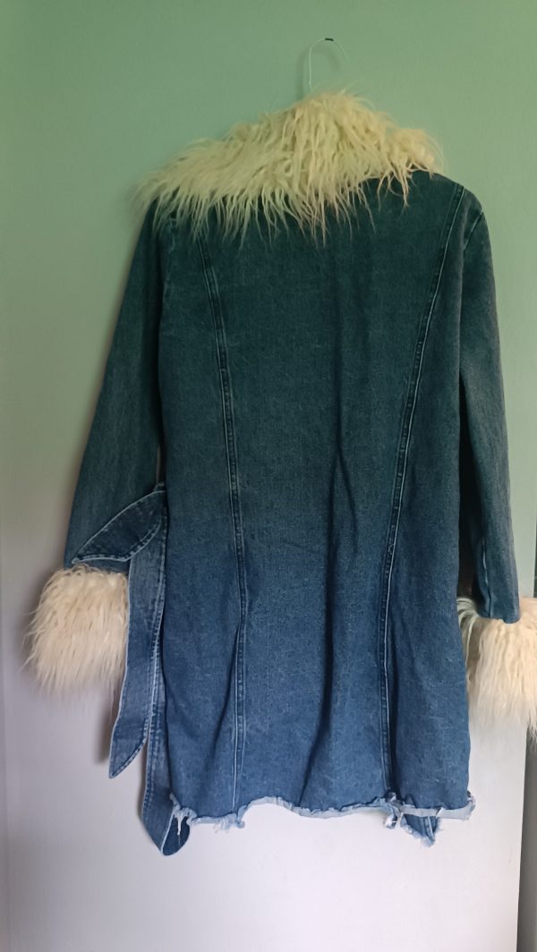 Jacket largo de jeans - Imagen 2