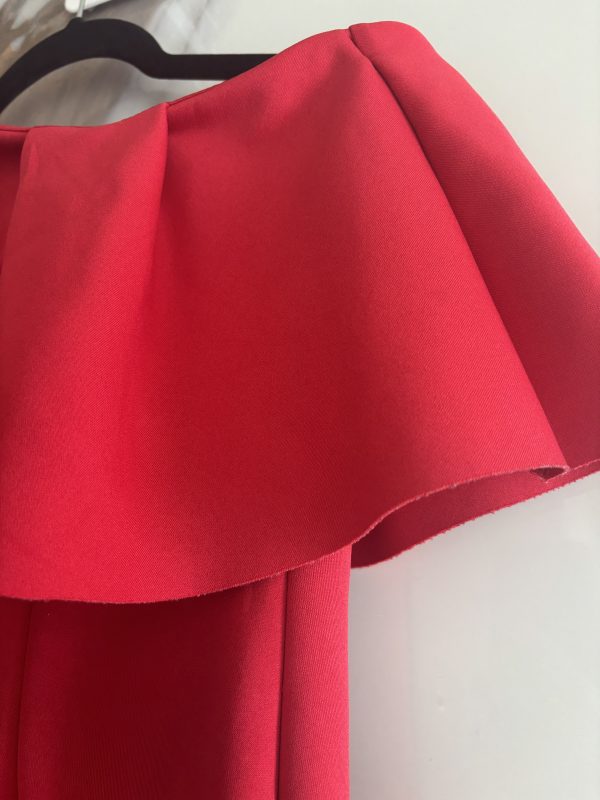 Vestido rojo cocktail - Imagen 2