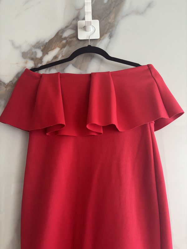 Vestido rojo cocktail - Imagen 3