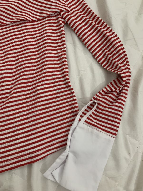Blusa rayas manga larga - Imagen 3