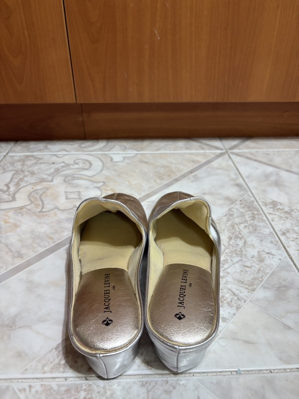 Zapatos Jaques Levine – plateado y dorado - Imagen 2