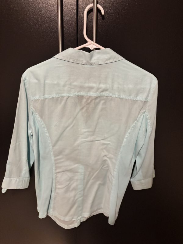 Camisa azul ajustada - Imagen 3