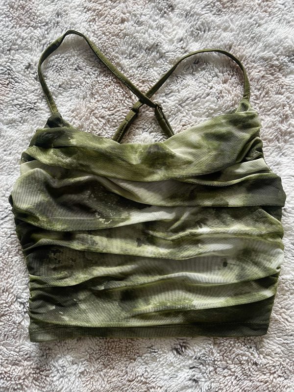 Blusa top verde Shein - Imagen 2