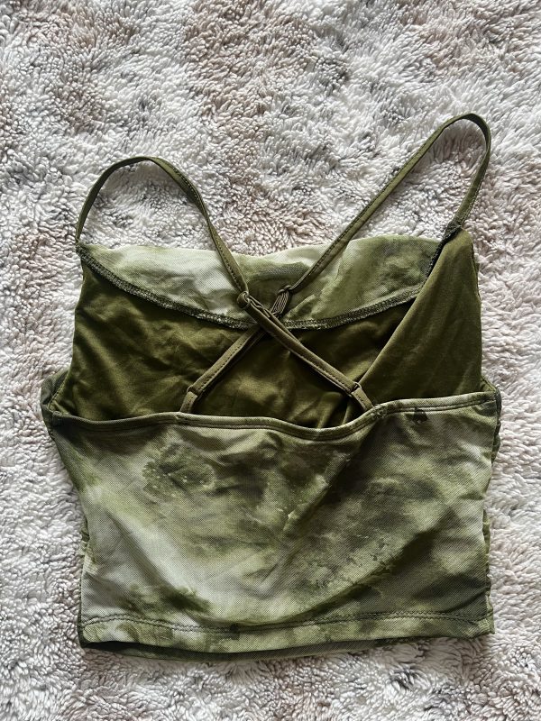 Blusa top verde Shein - Imagen 3