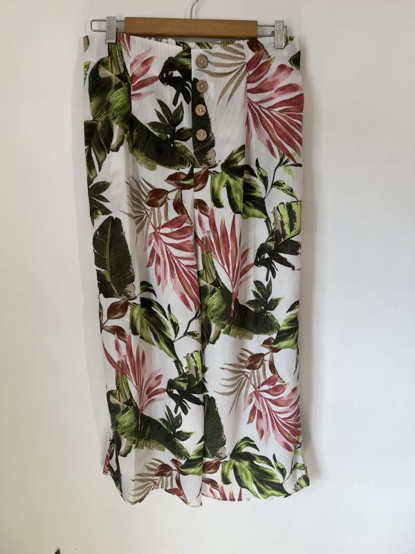 Pantalon capri estampado
