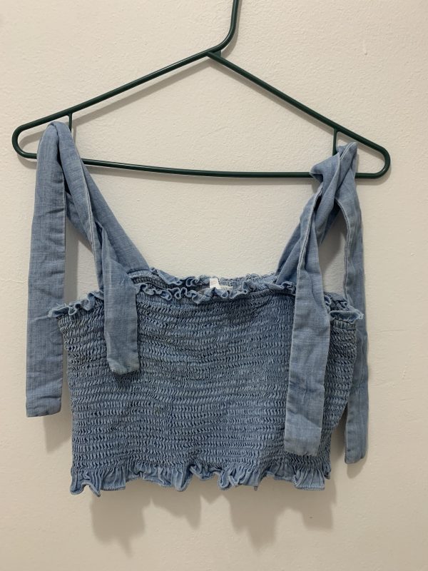 Top Jean suave azul