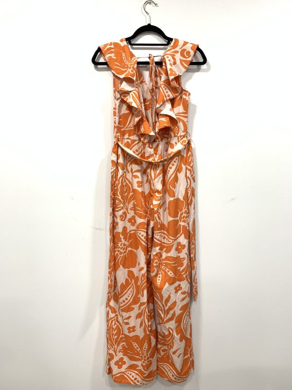 Jumpsuit naranja estampado - Imagen 3