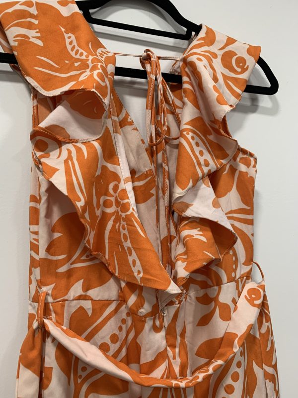 Jumpsuit naranja estampado - Imagen 2
