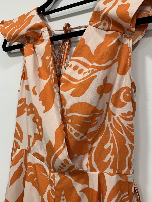 Jumpsuit naranja estampado - Imagen 4