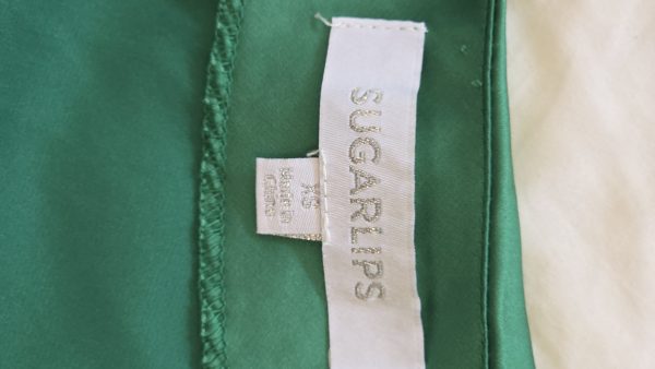 Top verde satinado - Imagen 3