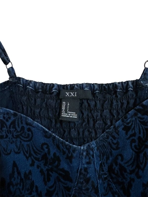 Vestido corto azul - Imagen 3