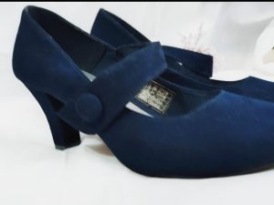 Zapatos de tacón azul