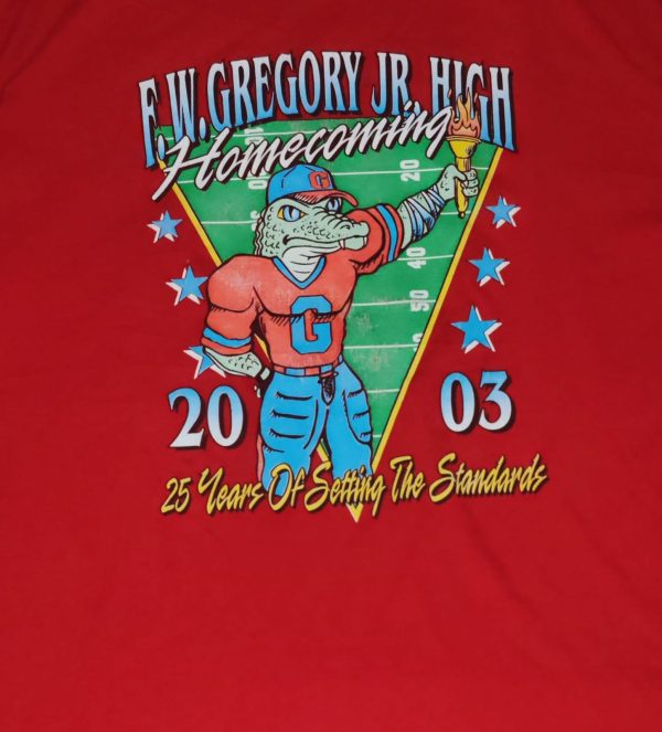 VTG tee F.W Gregory Jr HIGHSCOOL