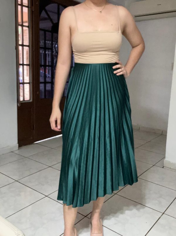 Falda Zara/ estilo plisado