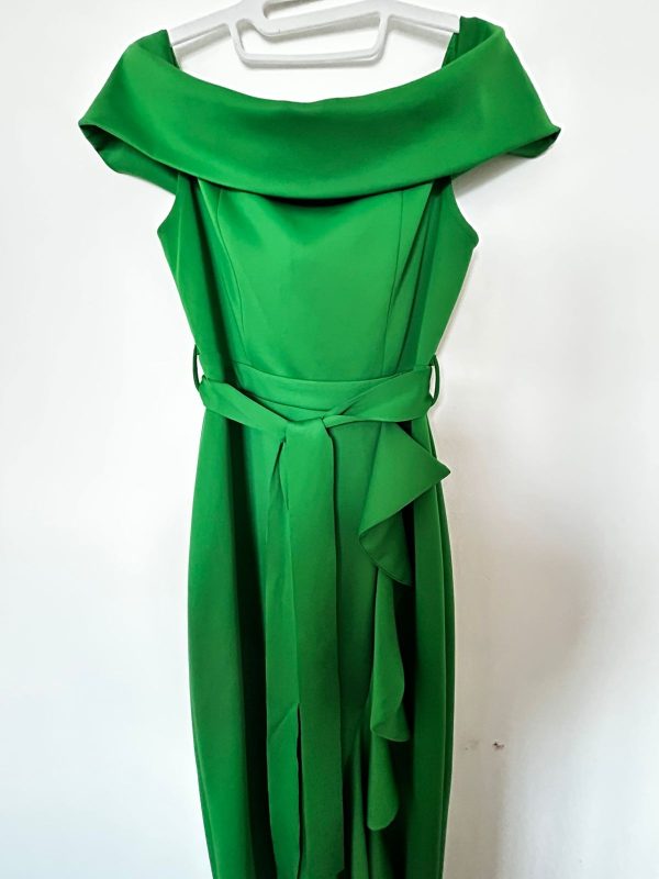 Vestido Elegante Verde Esmeralda - Imagen 4