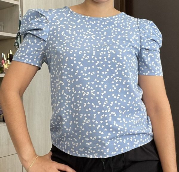 Blusa estampada Talla small