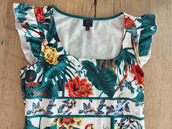 Vestido estampado de ddp