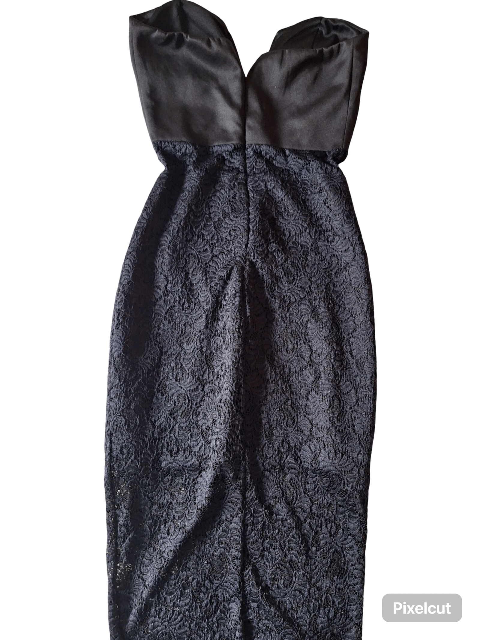 Vestido de encaje negro - Imagen 2