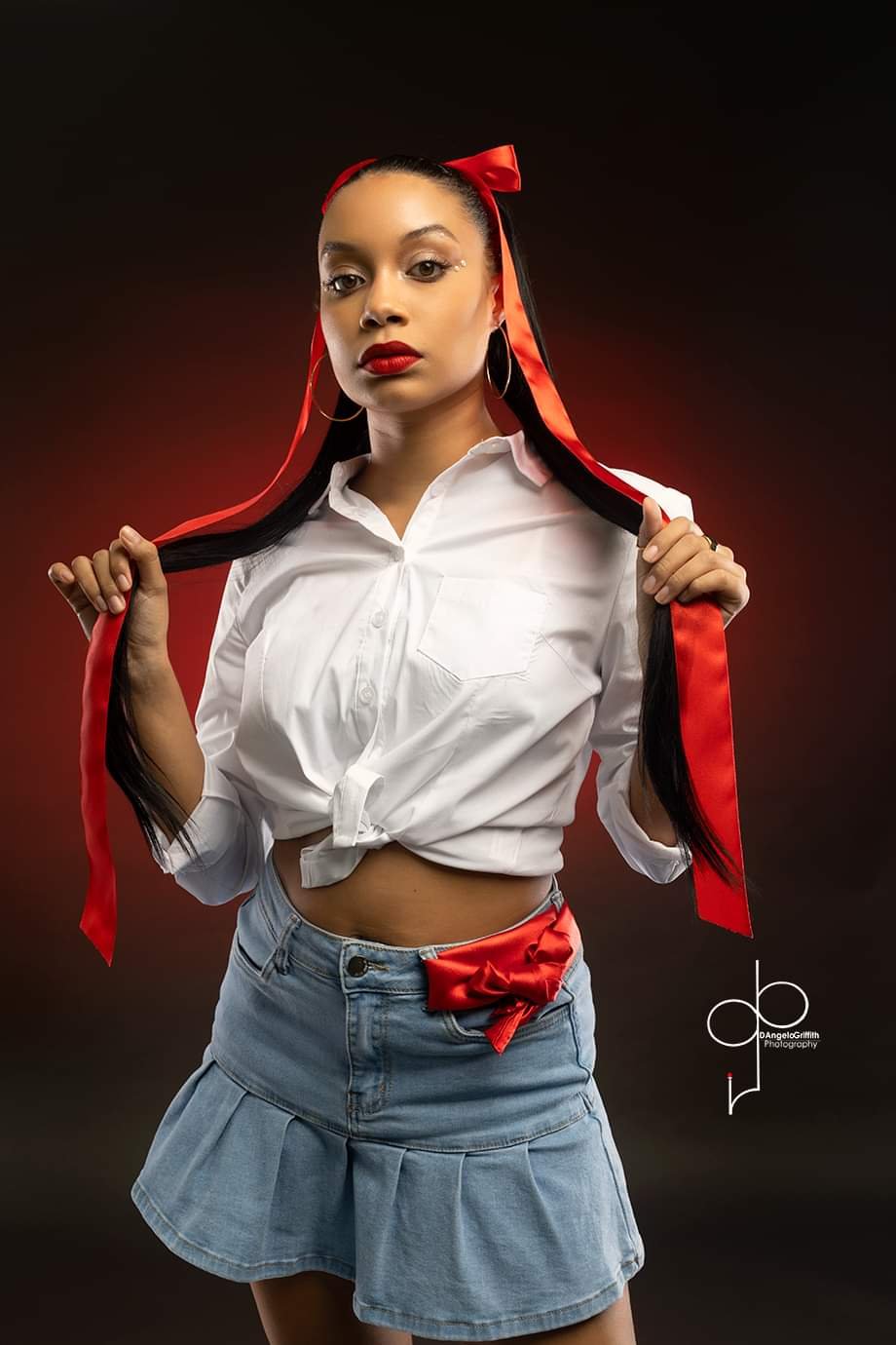 Mini falda jeans - Imagen 5