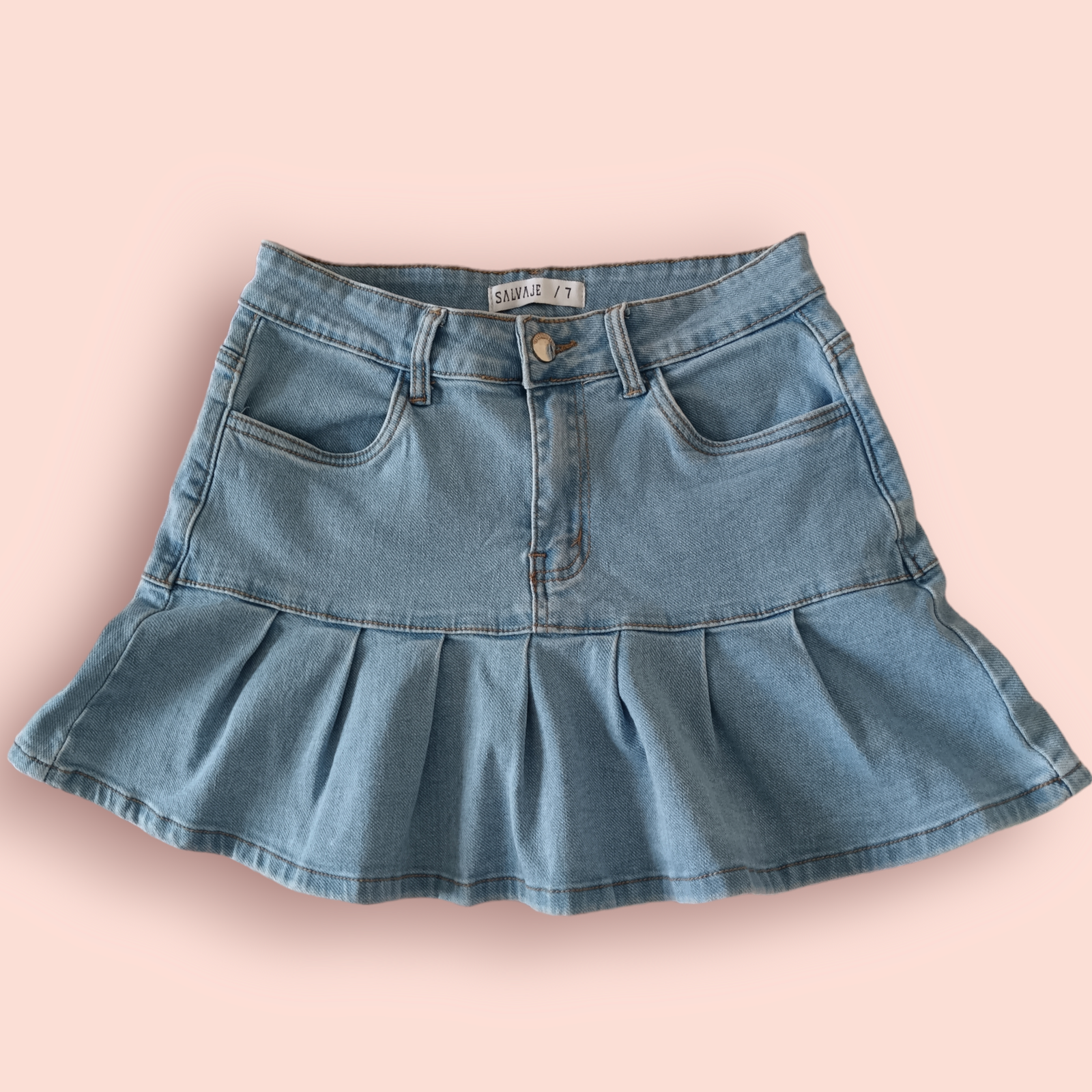 Mini falda jeans - Imagen 2