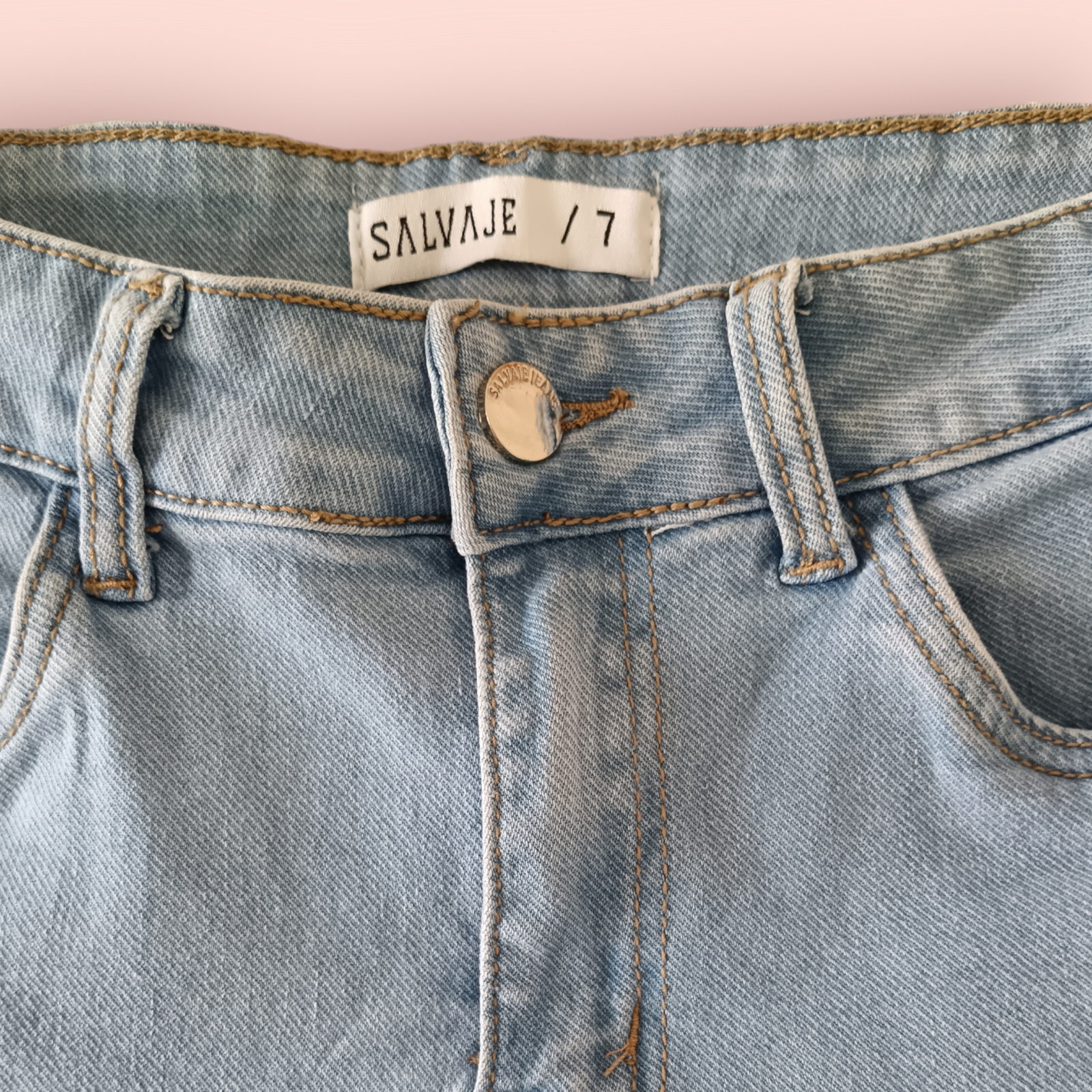 Mini falda jeans - Imagen 4