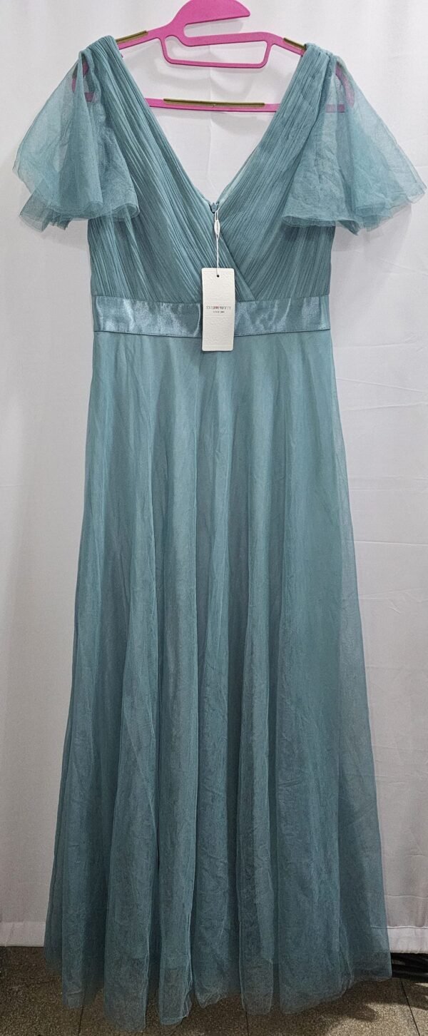 Vestido Largo Celeste - Imagen 3