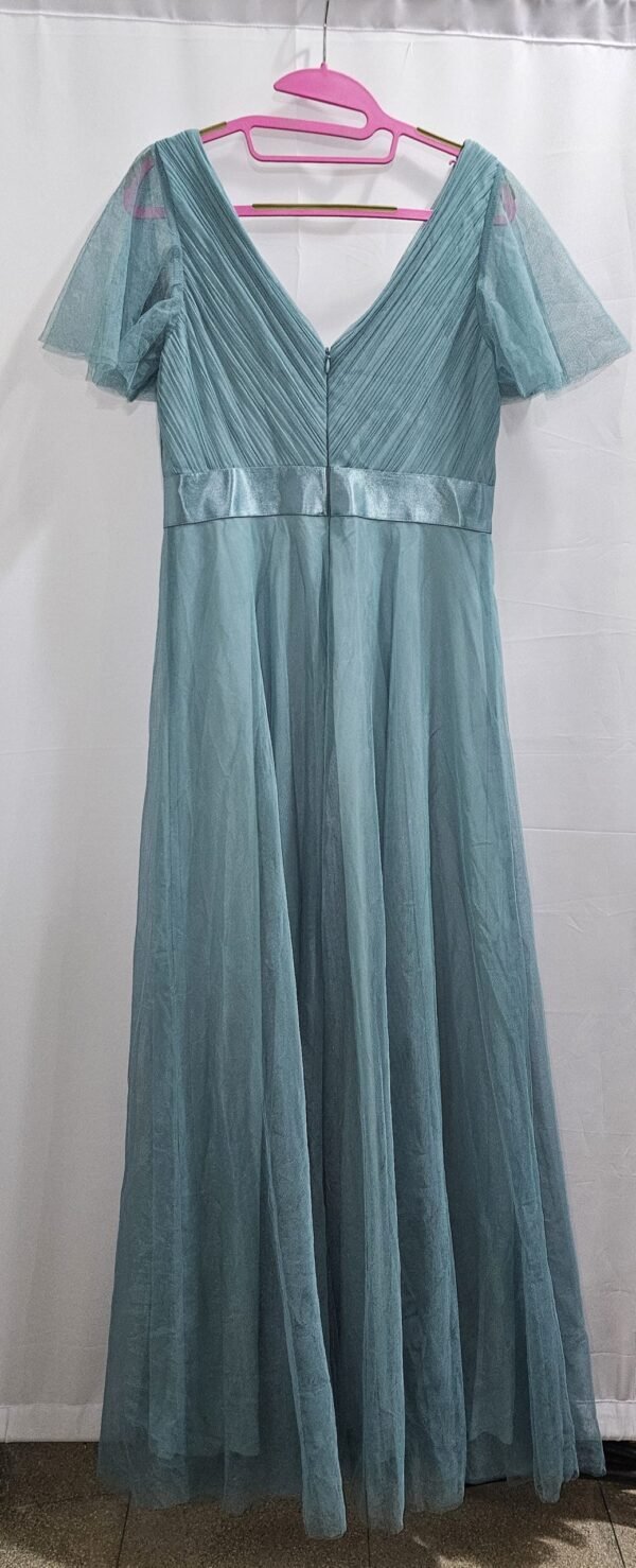 Vestido Largo Celeste - Imagen 4
