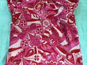 Blusa fucsia de seda