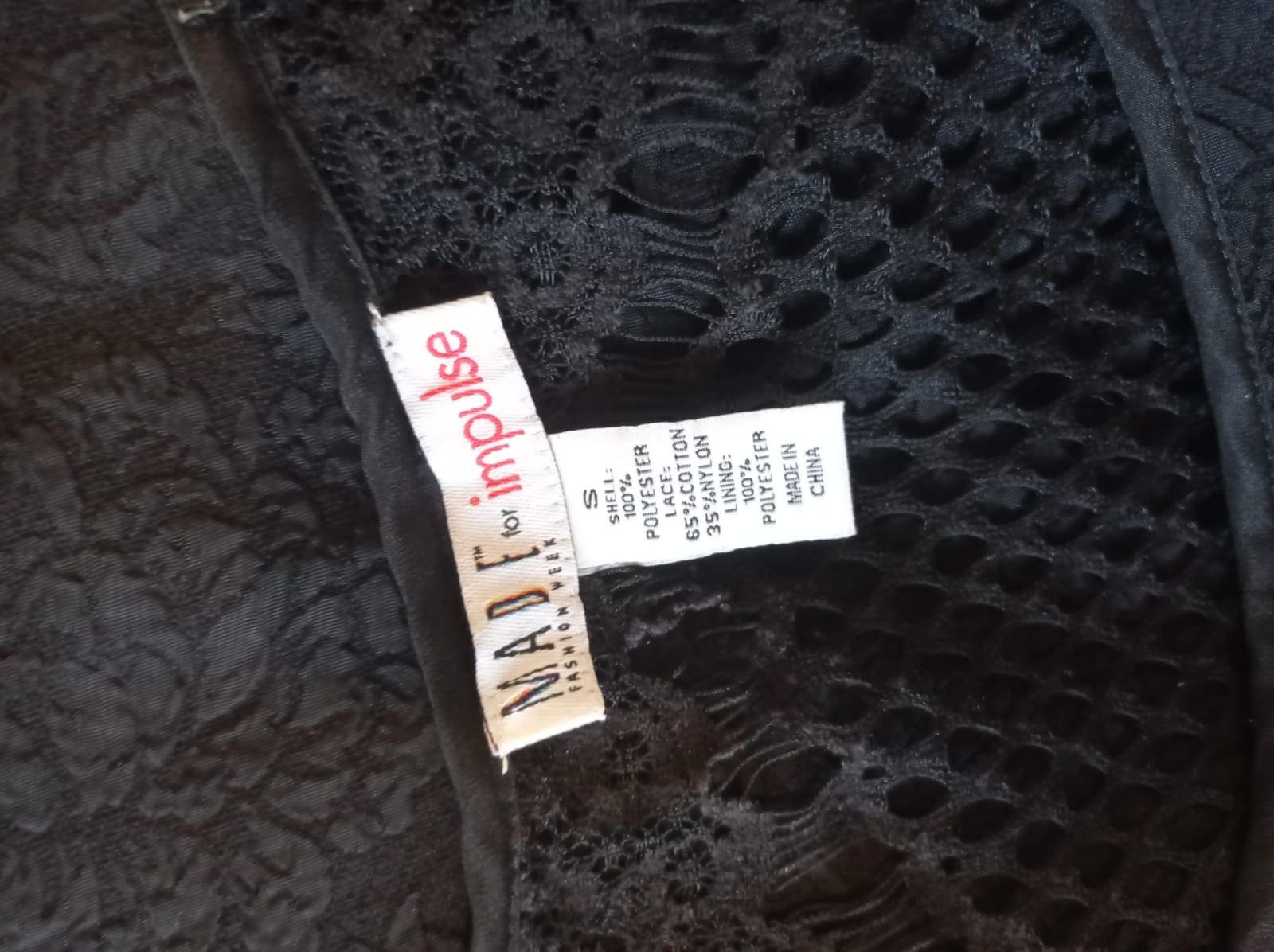 Vestido Impulse Made Negro - Imagen 6