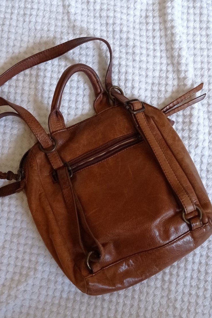 mini backpack the SAK vintage de cuero - Imagen 2