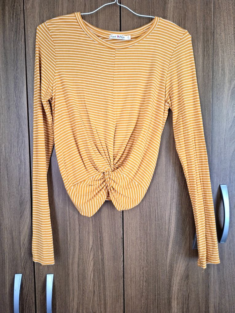 Sueters manga larga amarillo talla S - Imagen 2