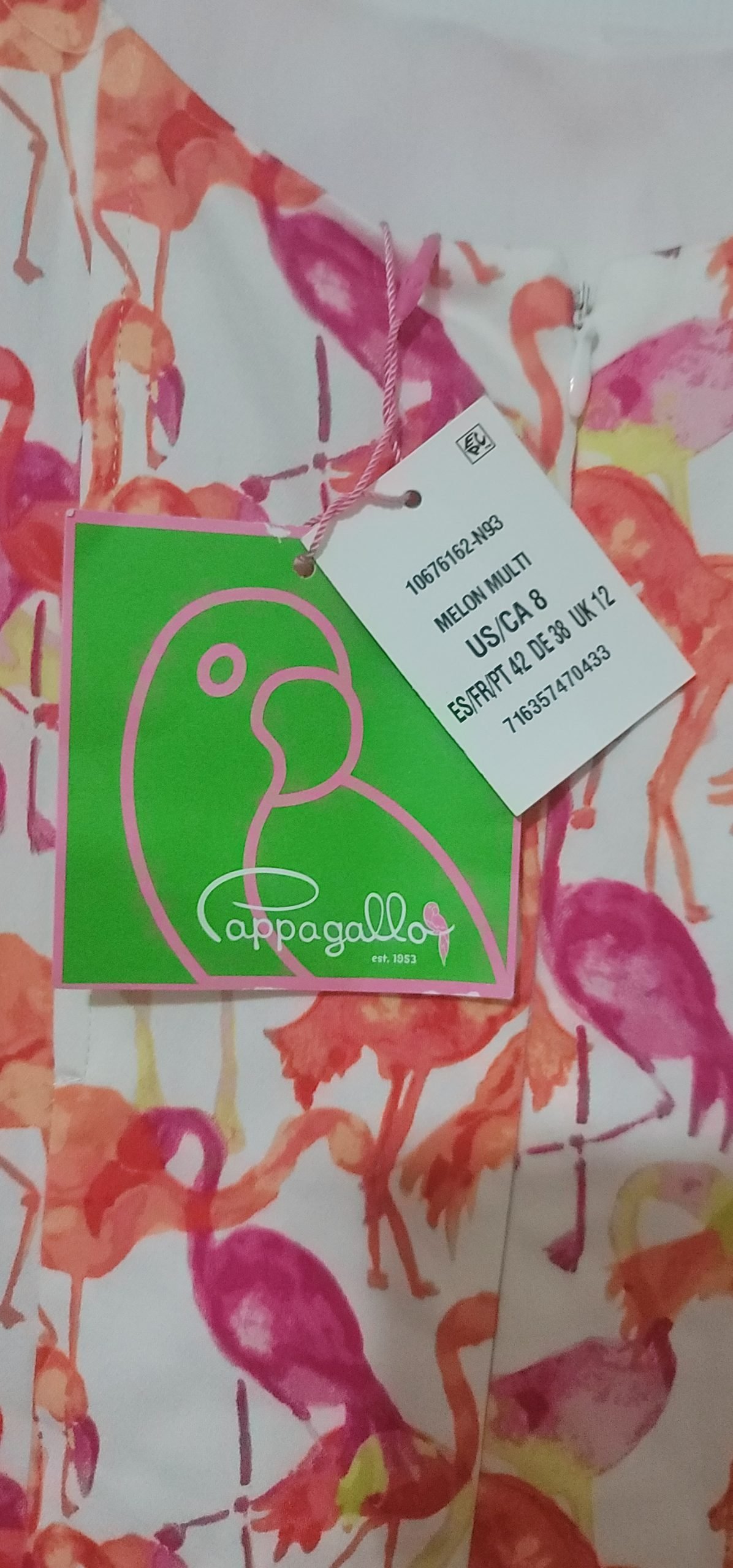 HERMOSO VESTIDO DE FLAMINGOS - Imagen 4