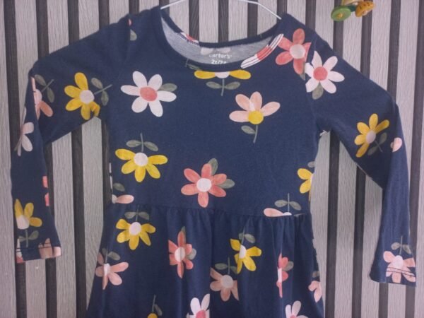 Vestido floral niña - Imagen 2