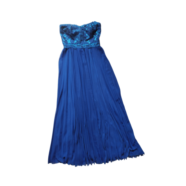 Vestido largo de noche Va Va Vom - color azúl - Imagen 2