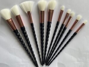 Set de 10 brochas de maquillaje