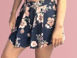 Falda pantalón de flores
