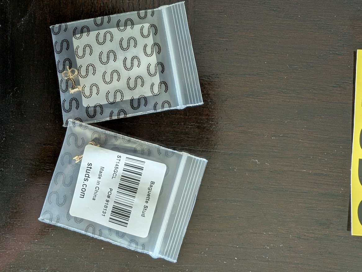 Aretes Baguette - Imagen 3