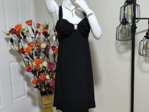 Vestido midi liso